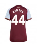 Ženske Nogometnih dresov Aston Villa Boubacar Kamara #44 Domači 2025-26 Kratki rokavi Ženske Nogometnih dresov Aston Villa Boubacar Kamara #44 Domači 2025-26 Kratki rokavi